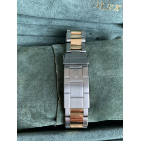 Rolex Submariner Blue Date acier or