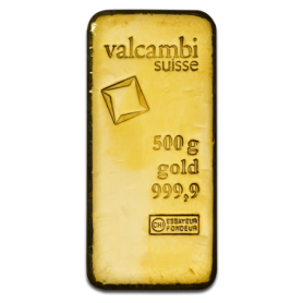 lingot d'or 500g | Valcambi | Casted