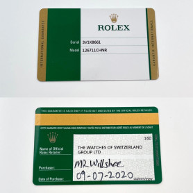 Rolex GMT-Master II Розовое Золото Черный Циферблат